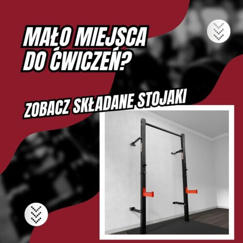 Mało miejsca do ćwiczeń? Zobacz składane stojaki KSG011!