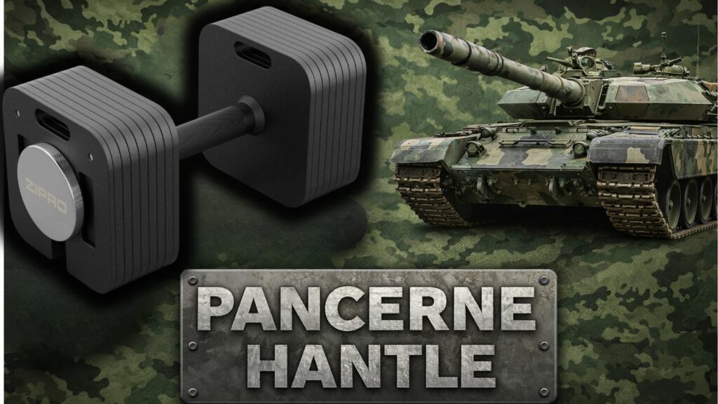 Zipro Square hantle z regulowanym obciążeniem.