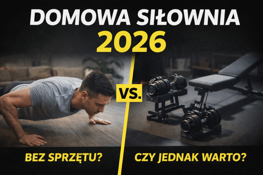 Sprzęt vs. brak sprzętu — siłownia w domu w 2026 roku