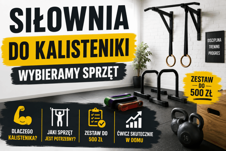 Siłownia do kalisteniki – jaki sprzęt wybrać? Zestaw do 500 zł